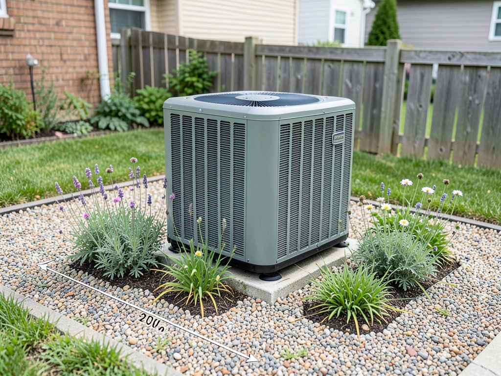 How to landscape around your ac unit without killi