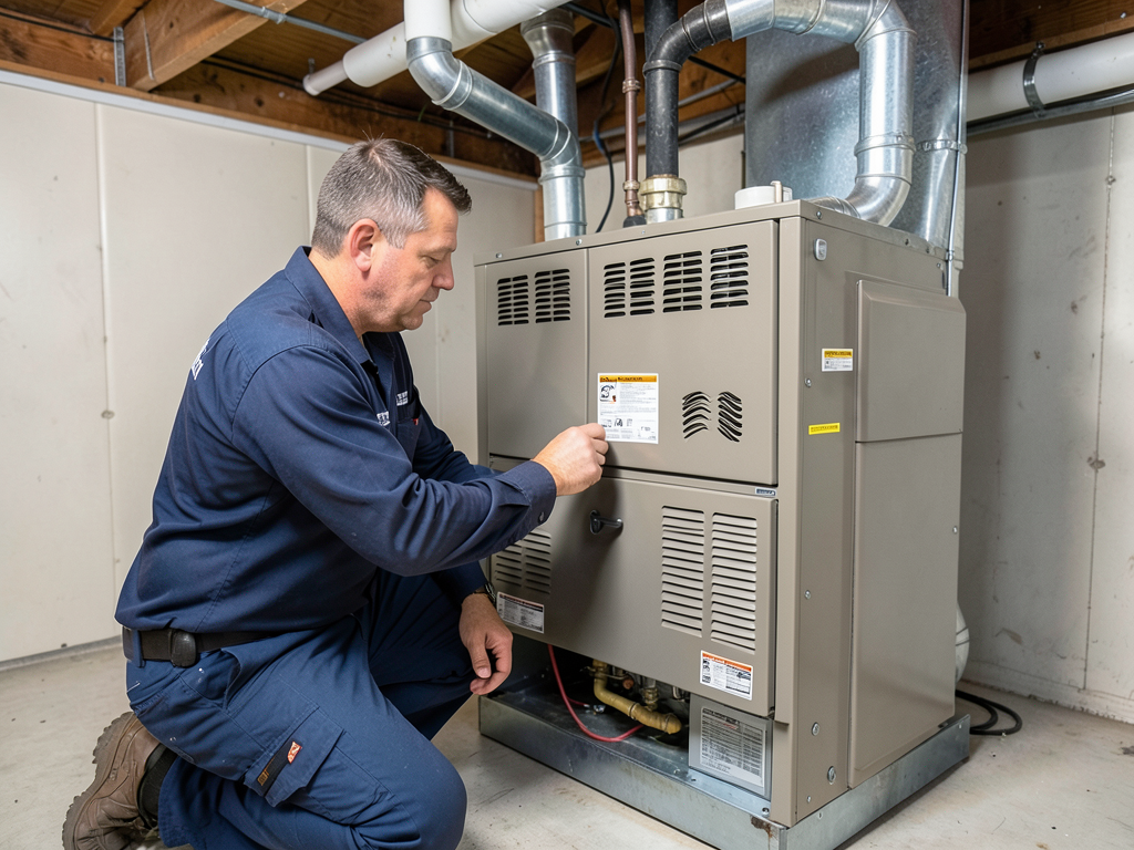 Why there is a puddle of water around your furnace